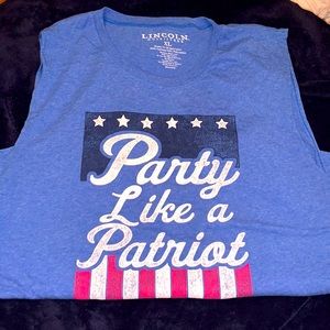 Tank top 🤷🏽‍♀️, party like a patriot?